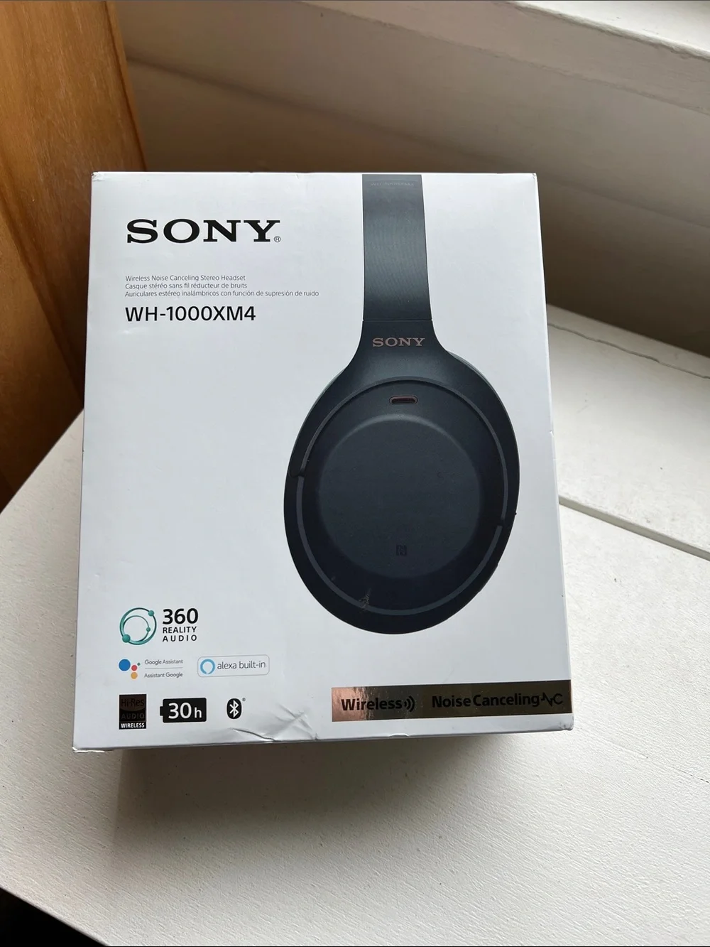 Sony WH-1000XM4 Wireless Noise-Canceling Headphones Black over the ear Bluetooth